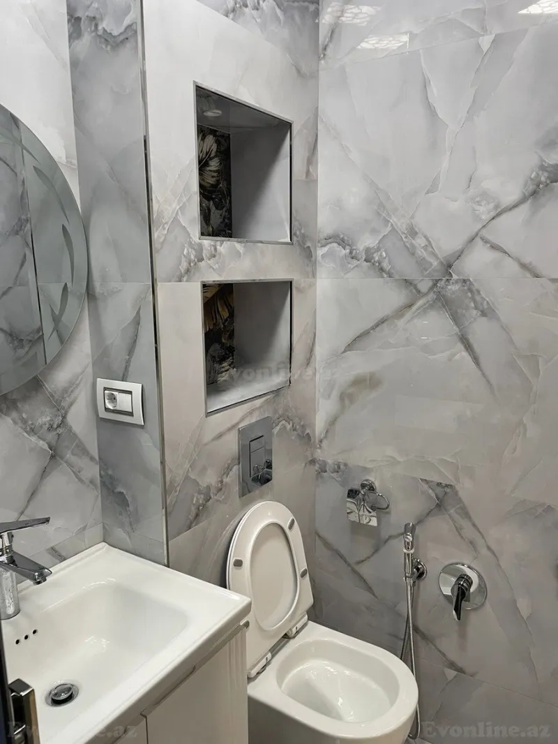 Kirayə verilir 3 otaqlı Mənzil Yeni tikili 75 m² Qara Qarayev m. - şəkil 17