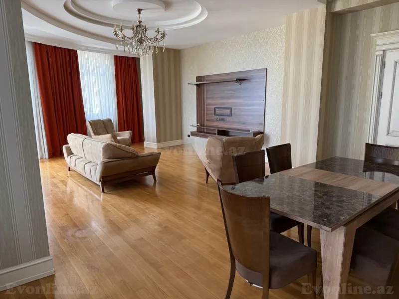 Kirayə verilir 3 otaqlı Mənzil Yeni tikili 200 m² Elmlər Akademiyası m. - şəkil 2