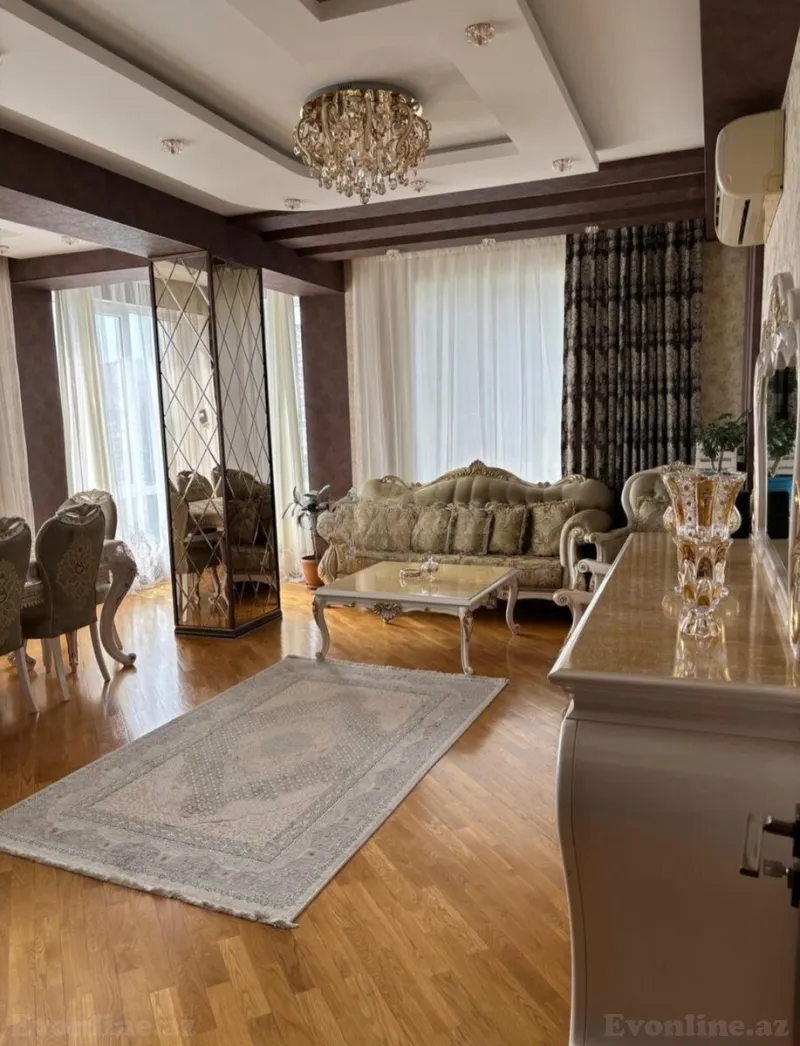 Satılır 3 otaqlı Mənzil Yeni tikili 135 m² Nəsimi m. - şəkil 2