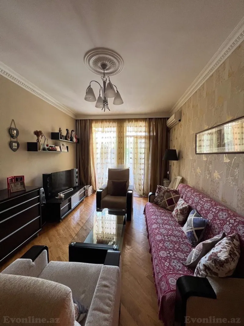 Satılır 3 otaqlı Mənzil Köhnə tikili 85 m² Elmlər Akademiyası m. - şəkil 3