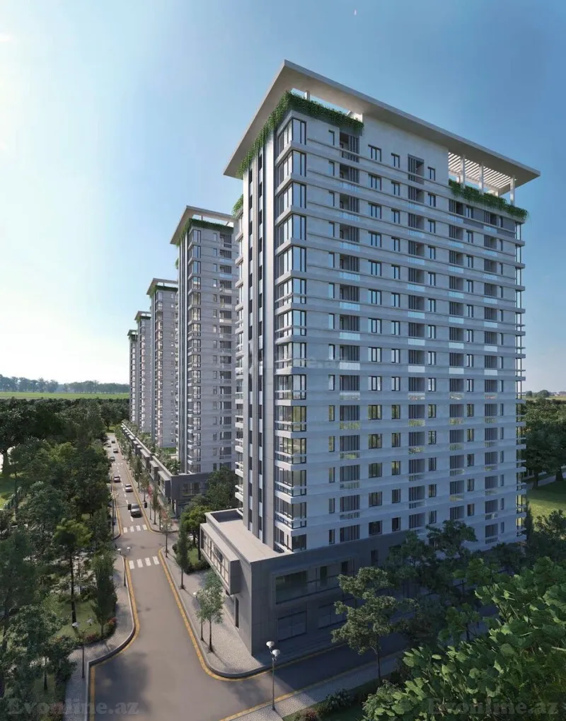 2 otaqlı Mənzil 56 m² İnşaatçılar m. Kirayə verilir
