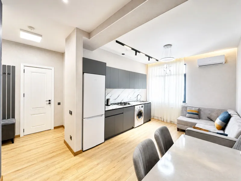 Kirayə verilir 2 otaqlı Mənzil Yeni tikili 56 m² İnşaatçılar m. - şəkil 3