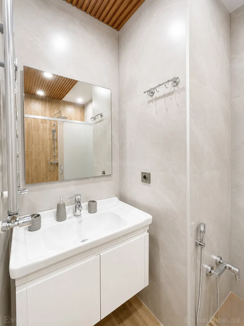 Kirayə verilir 2 otaqlı Mənzil Yeni tikili 56 m² İnşaatçılar m. - şəkil 11