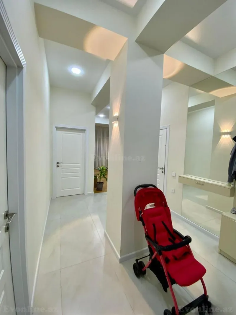 Kirayə verilir 3 otaqlı Mənzil Yeni tikili 100 m² Nərimanov r. - şəkil 12