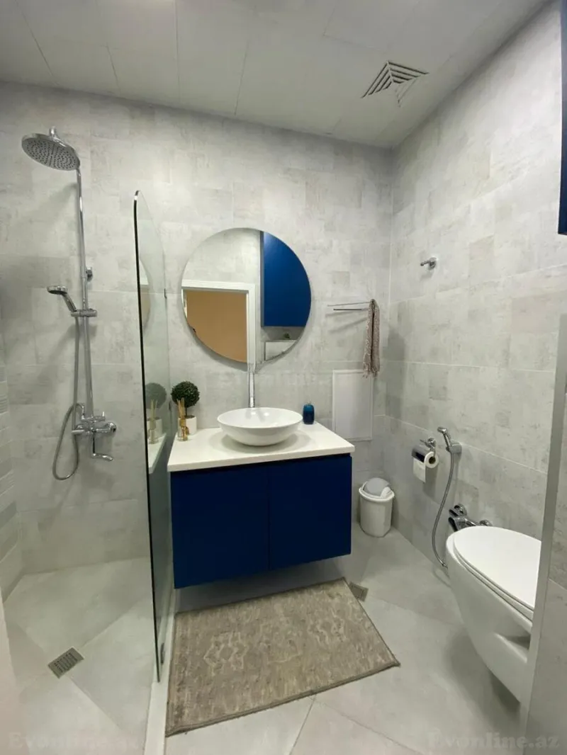 Kirayə verilir 3 otaqlı Mənzil Yeni tikili 100 m² Nərimanov r. - şəkil 13