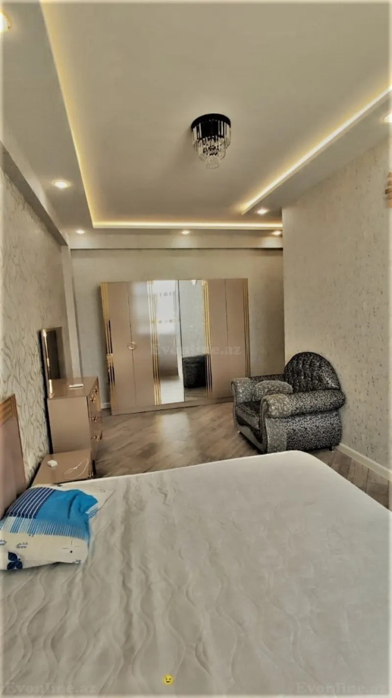 Kirayə verilir 3 otaqlı Mənzil Yeni tikili 90 m² Nəsimi r. - şəkil 6