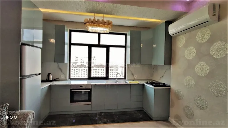 Kirayə verilir 3 otaqlı Mənzil Yeni tikili 90 m² Nəsimi r. - şəkil 16