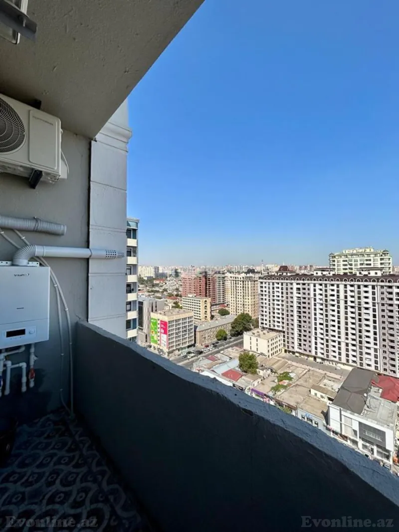 Kirayə verilir 3 otaqlı Mənzil Yeni tikili 90 m² Nəsimi r. - şəkil 24