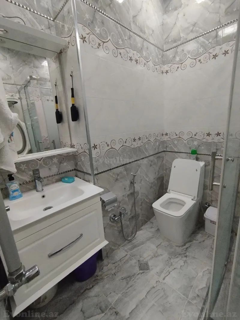 Satılır 3 otaqlı Mənzil Yeni tikili 101 m² Memar Əcəmi m. - şəkil 9