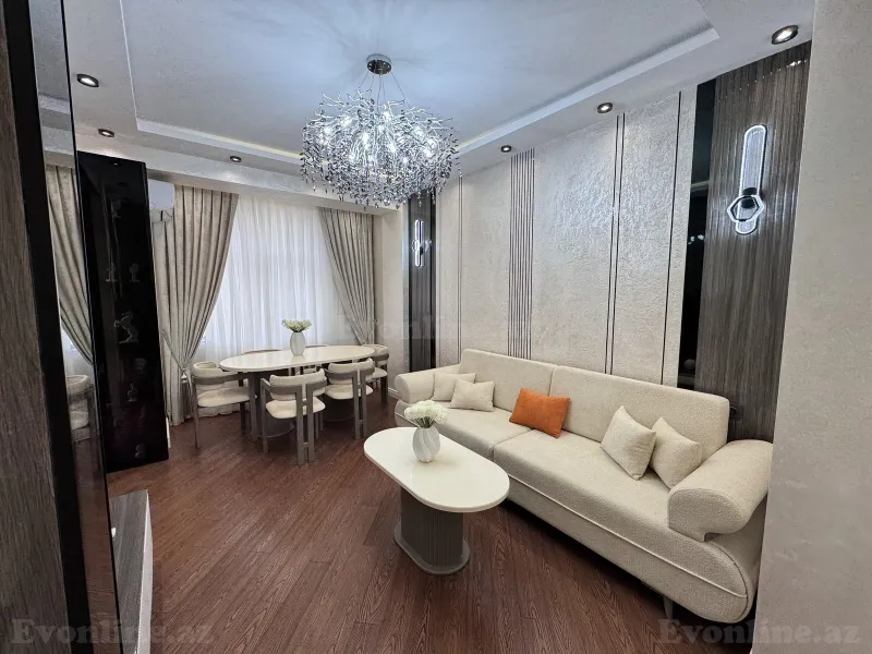 Satılır 3 otaqlı Mənzil Yeni tikili 80 m² Dərnəgül m. - şəkil 2