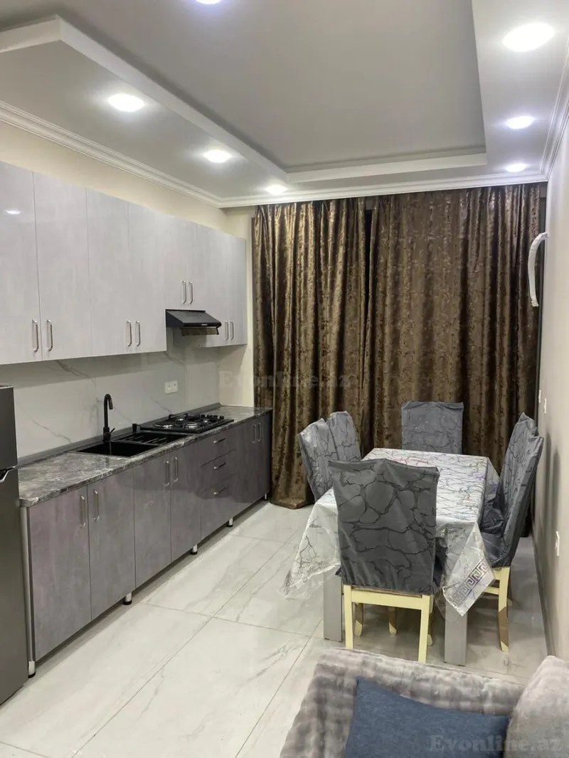 Kirayə verilir 2 otaqlı Mənzil Yeni tikili 54 m² Dərnəgül m. - şəkil 5