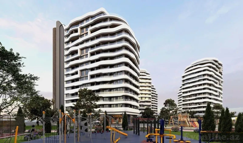 Satılır 1 otaqlı Mənzil Yeni tikili 52.2 m² Bakıxanov - şəkil 3