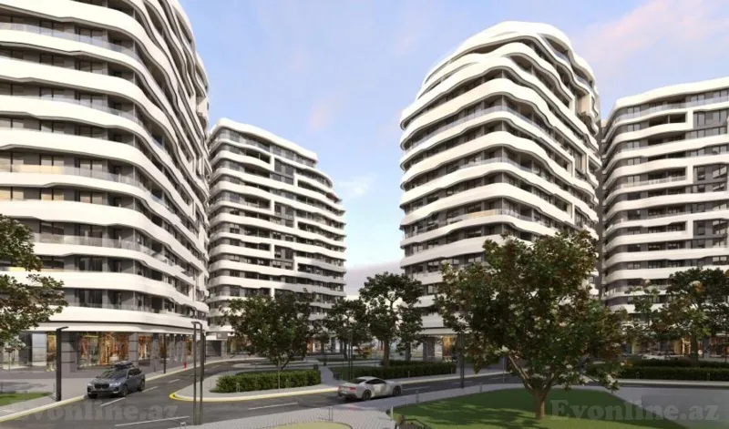 1 otaqlı Mənzil 45 m² Bakıxanov Satılır