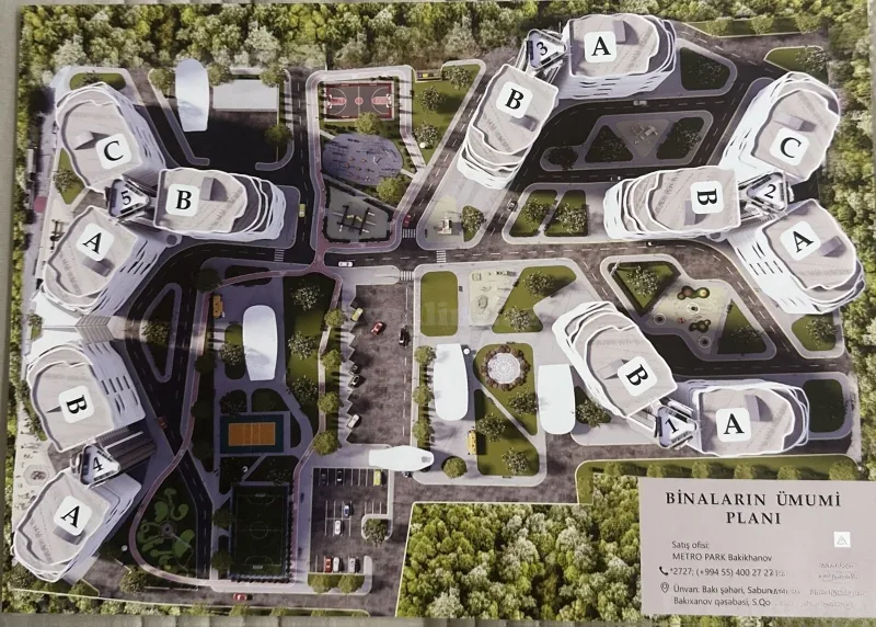Satılır 1 otaqlı Mənzil Yeni tikili 45 m² Bakıxanov - şəkil 4
