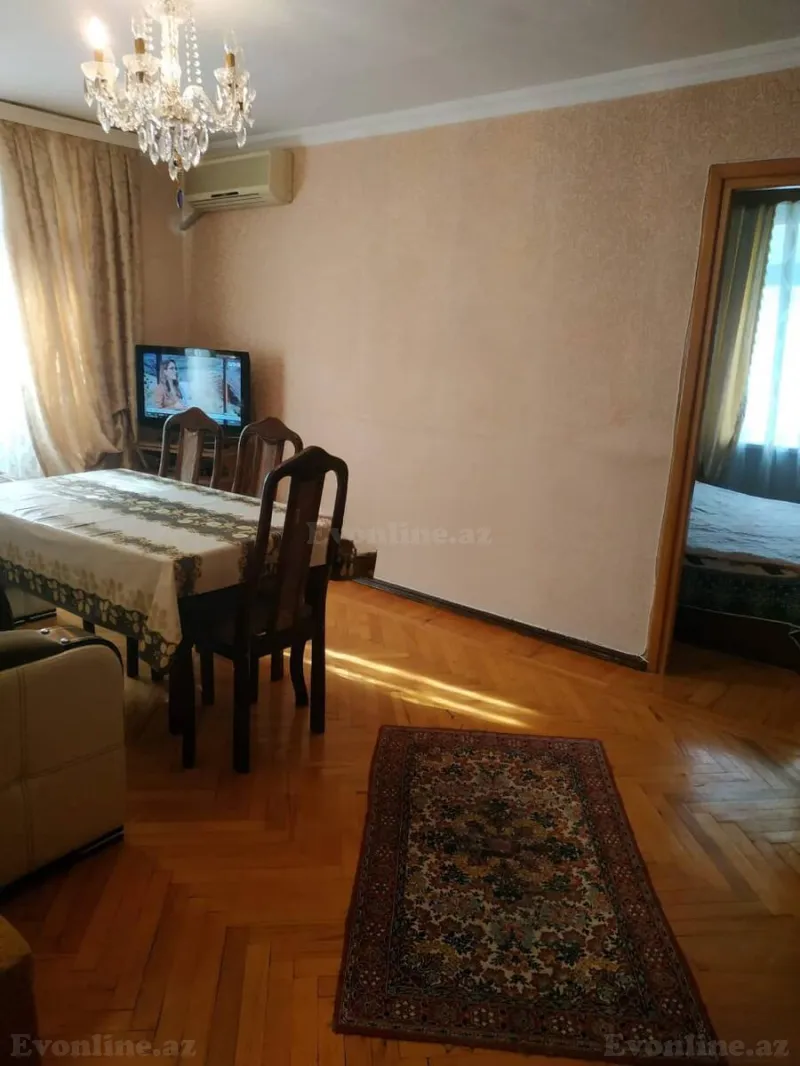 Kirayə verilir 2 otaqlı Mənzil Köhnə tikili 55 m² Nəriman Nərimanov m. - şəkil 3