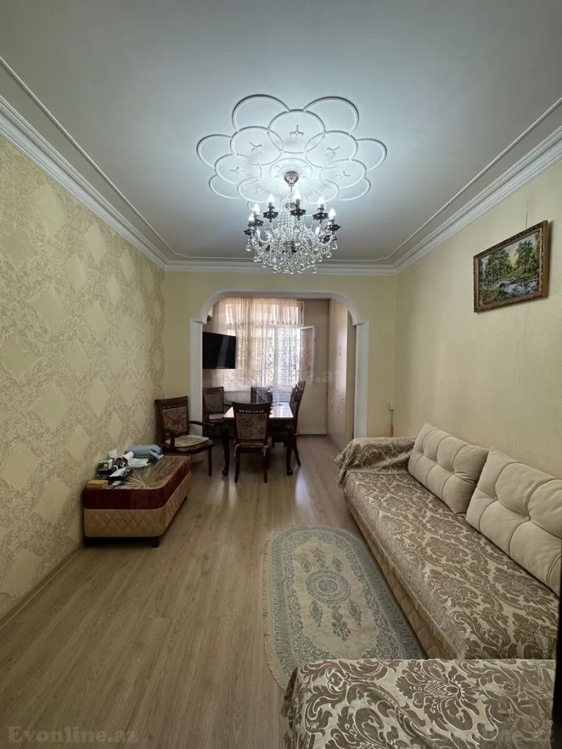 Kirayə verilir 2 otaqlı Mənzil Köhnə tikili 65 m² Gənclik m. - şəkil 2