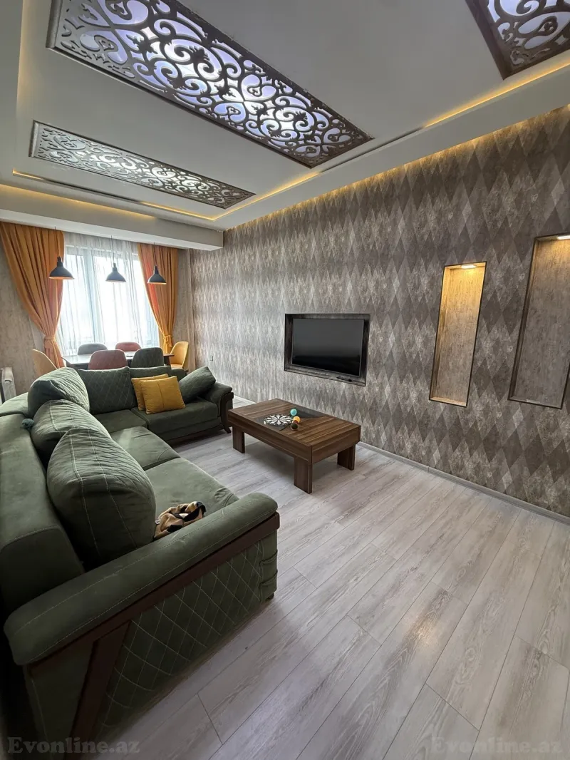 Kirayə verilir 2 otaqlı Mənzil Yeni tikili 55 m² Xətai r. - şəkil 2