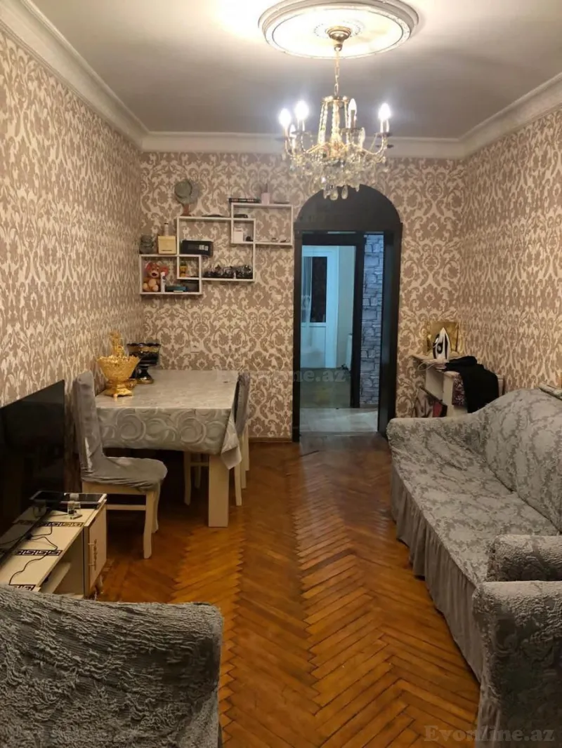 Satılır 3 otaqlı Mənzil Köhnə tikili 55 m² Elmlər Akademiyası m. - şəkil 2