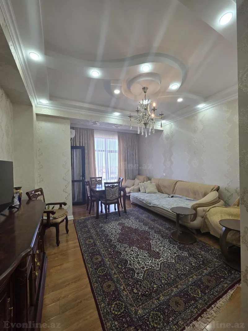 Satılır 2 otaqlı Mənzil Yeni tikili 80 m² Qara Qarayev m. - şəkil 2