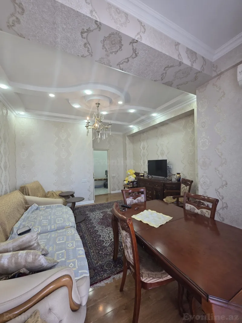 Satılır 2 otaqlı Mənzil Yeni tikili 80 m² Qara Qarayev m. - şəkil 6