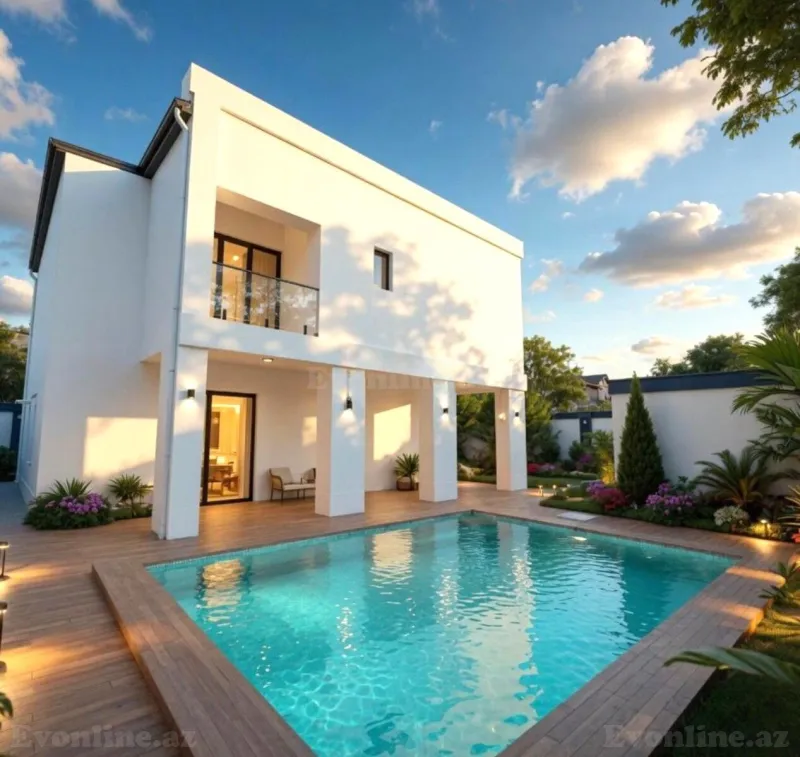 4 otaqlı Həyət evi 170 m² Mərdəkan Satılır