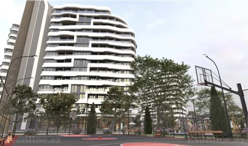 Satılır 1 otaqlı Mənzil Yeni tikili 61 m² Bakıxanov - şəkil 3