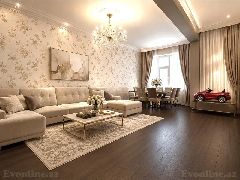 Satılır 4 otaqlı Mənzil Yeni tikili 165 m² Elmlər Akademiyası m. - şəkil 2