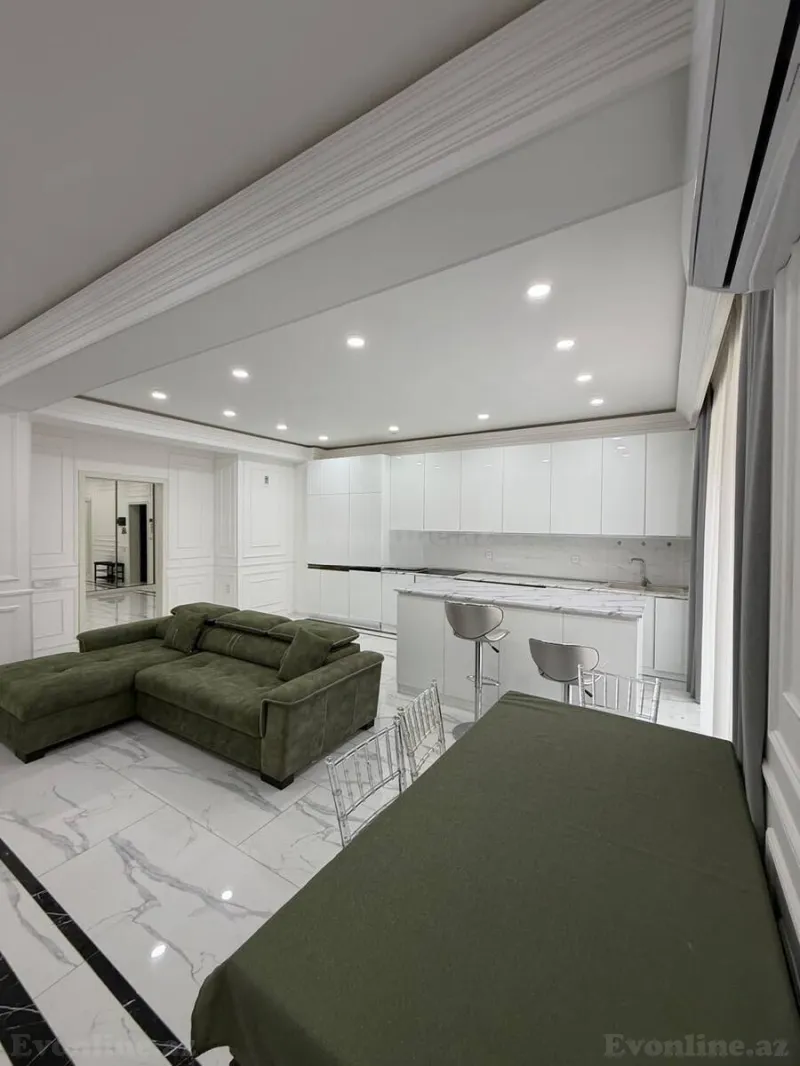 Kirayə verilir 3 otaqlı Mənzil Yeni tikili 120 m² Xətai r. - şəkil 2