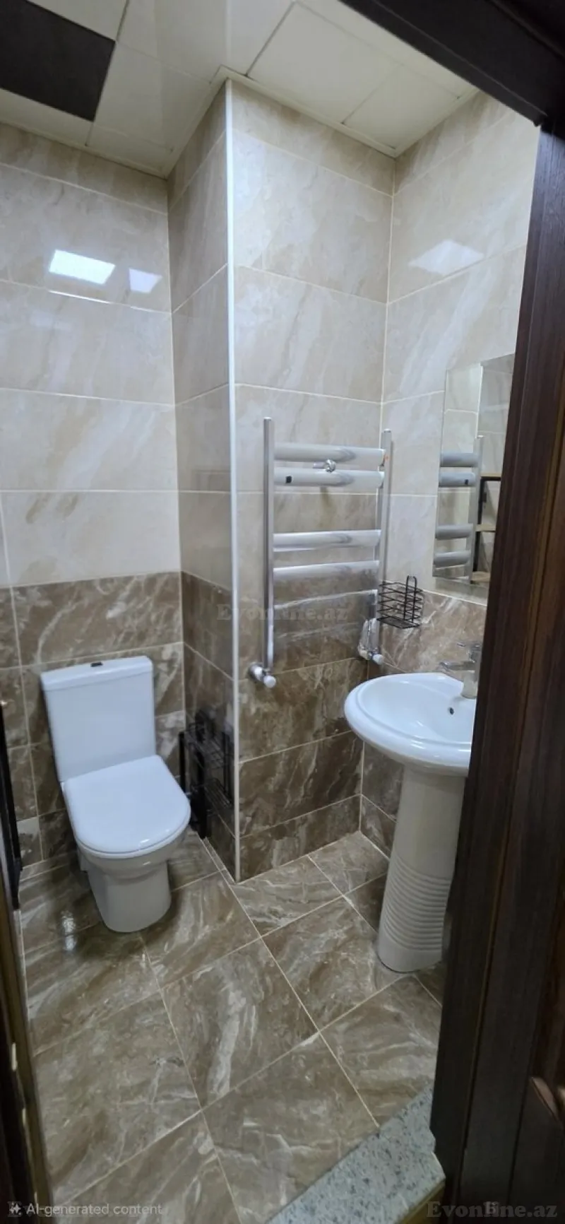 Kirayə verilir 2 otaqlı Mənzil Yeni tikili 48 m² Qara Qarayev m. - şəkil 6