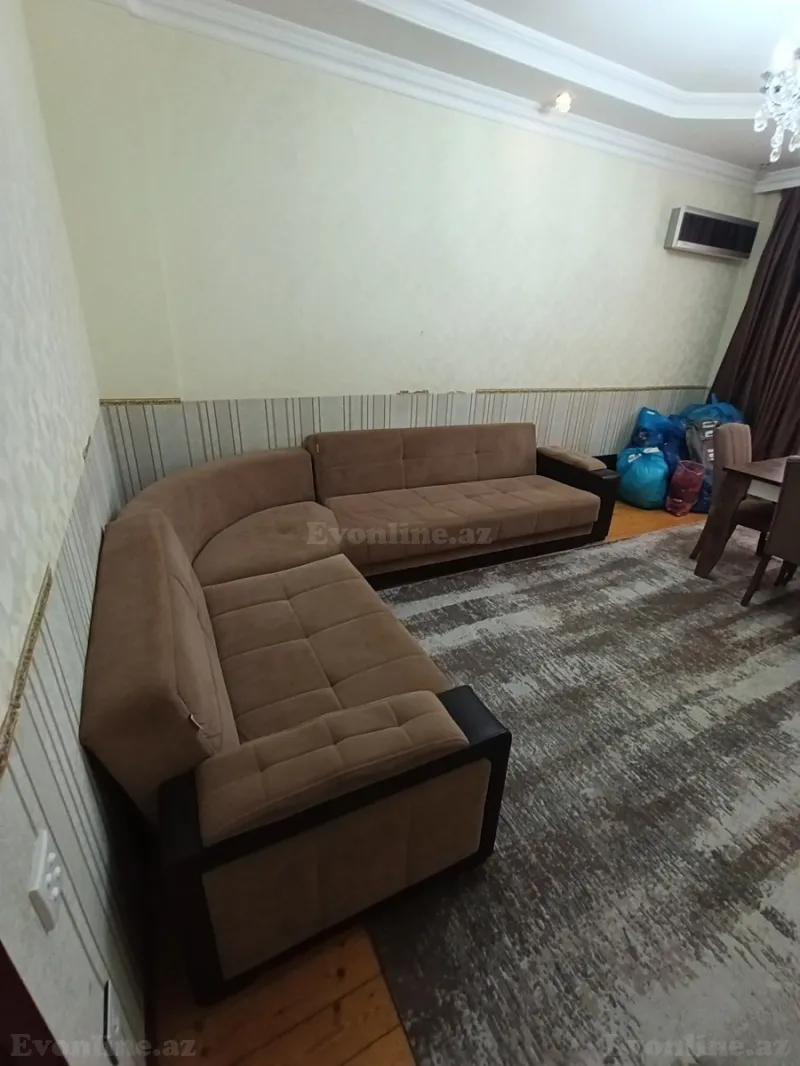 Kirayə verilir 3 otaqlı Mənzil Yeni tikili 109 m² Həzi Aslanov m. - şəkil 6