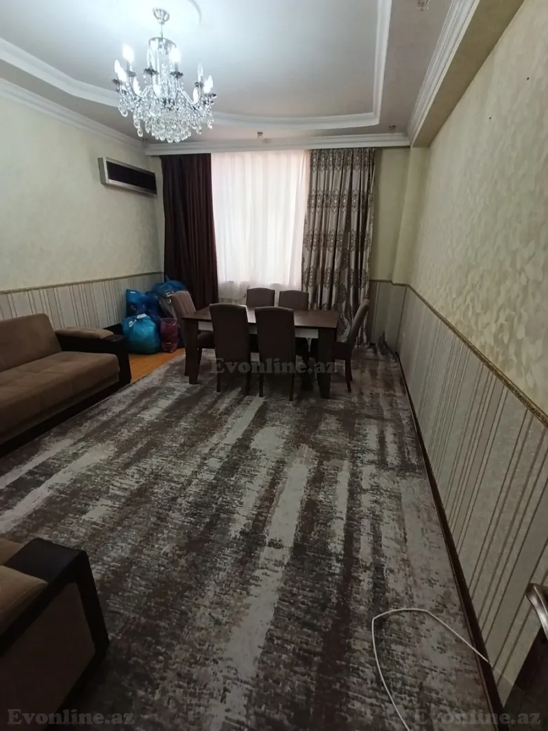 Kirayə verilir 3 otaqlı Mənzil Yeni tikili 109 m² Həzi Aslanov m. - şəkil 7