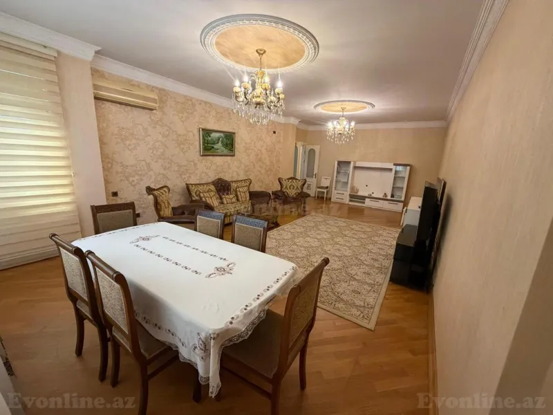 Kirayə verilir 4 otaqlı Mənzil Yeni tikili 200 m² Nizami m. - şəkil 2