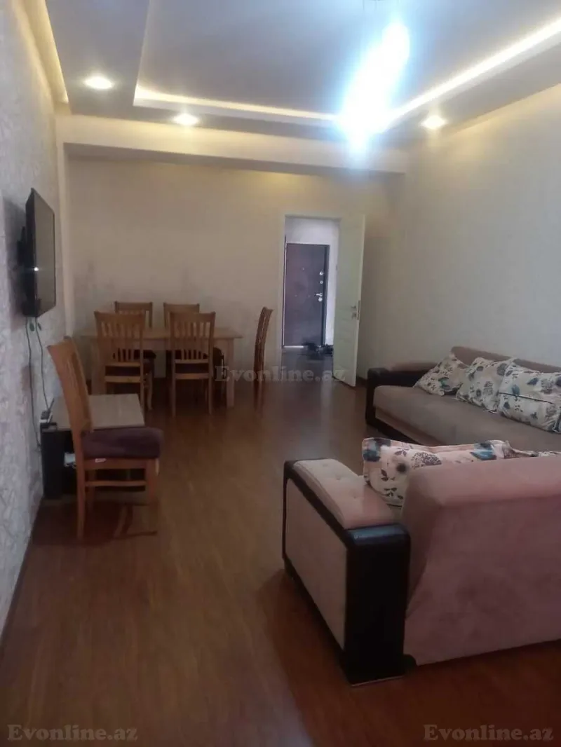 Kirayə verilir 2 otaqlı Mənzil Yeni tikili 90 m² Neftçilər m. - şəkil 2