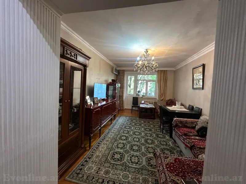Satılır 3 otaqlı Mənzil Köhnə tikili 100 m² Memar Əcəmi m. - şəkil 2