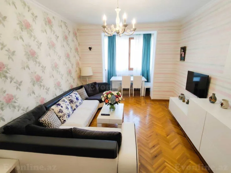 Kirayə verilir 2 otaqlı Mənzil Köhnə tikili 90 m² Nəsimi r. - şəkil 4