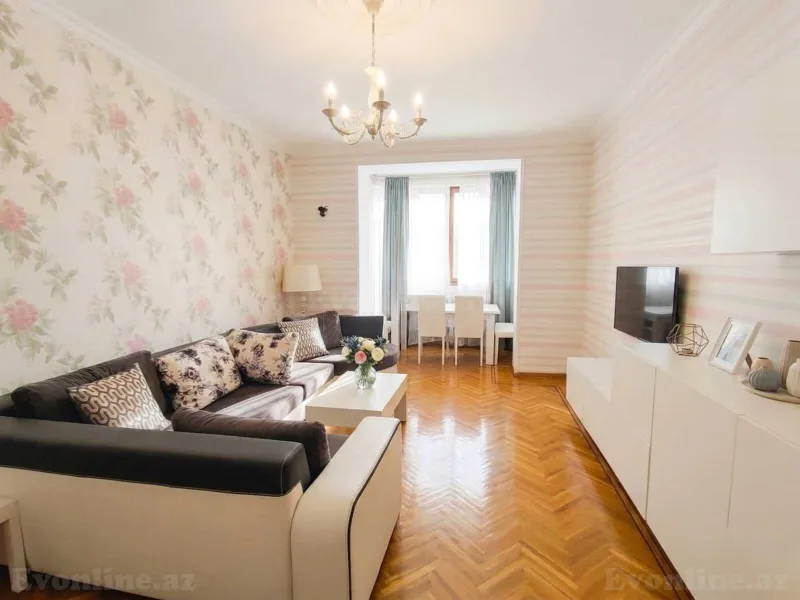 Kirayə verilir 2 otaqlı Mənzil Köhnə tikili 90 m² Nəsimi r. - şəkil 6