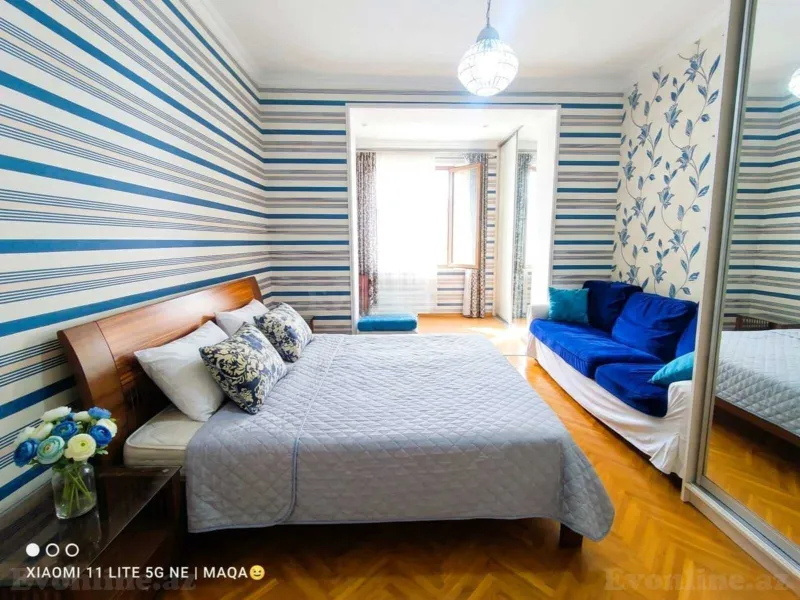 Kirayə verilir 2 otaqlı Mənzil Köhnə tikili 90 m² Nəsimi r. - şəkil 9
