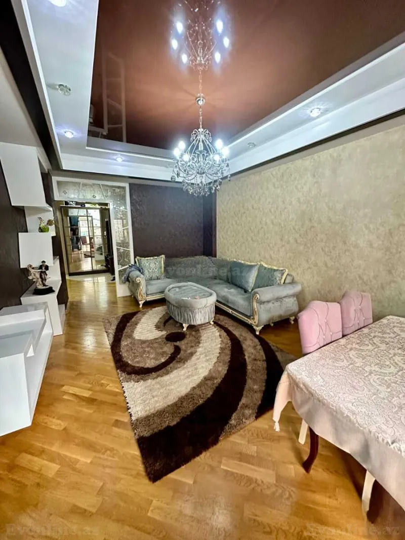 Kirayə verilir 2 otaqlı Mənzil Yeni tikili 100 m² Nəsimi r. - şəkil 2