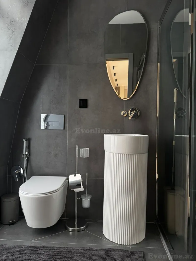 Kirayə verilir 2 otaqlı Mənzil Yeni tikili 55 m² Ağ şəhər - şəkil 20