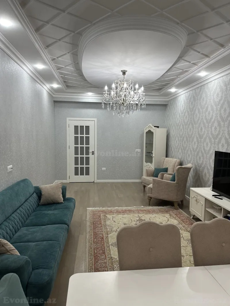 Kirayə verilir 4 otaqlı Mənzil Yeni tikili 120 m² Həzi Aslanov m. - şəkil 2