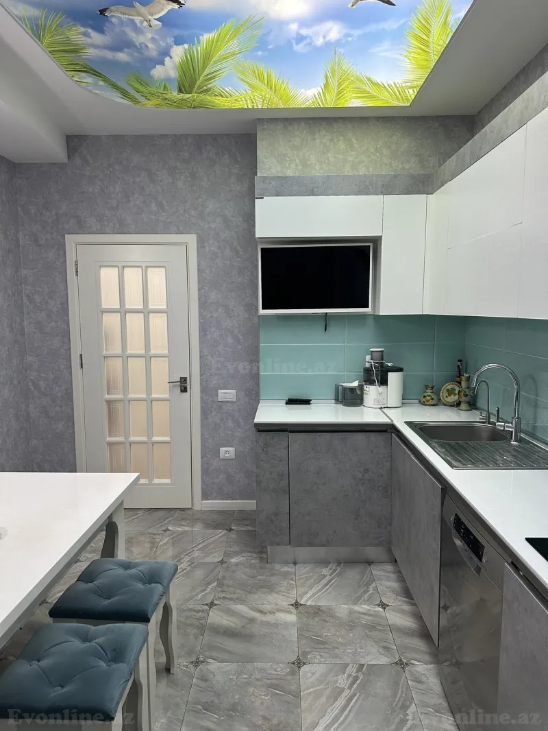 Kirayə verilir 4 otaqlı Mənzil Yeni tikili 120 m² Həzi Aslanov m. - şəkil 16