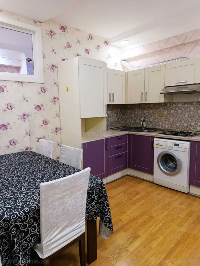 Kirayə verilir 3 otaqlı Mənzil Yeni tikili 80 m² İnşaatçılar m. - şəkil 16