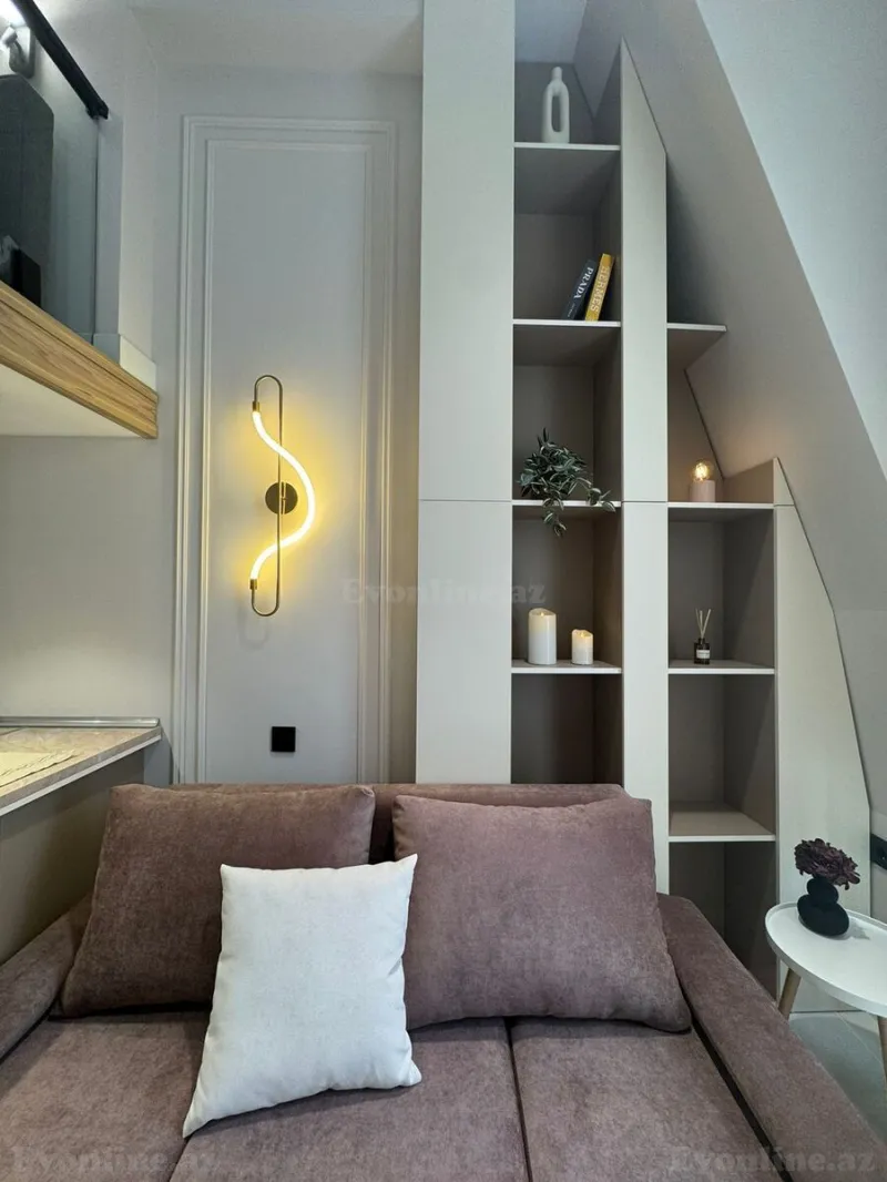 Kirayə verilir 1 otaqlı Mənzil Yeni tikili 55 m² Ağ şəhər - şəkil 6