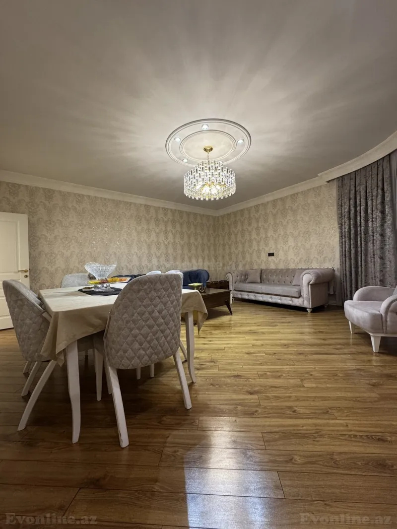 Satılır 3 otaqlı Mənzil Yeni tikili 120 m² İnşaatçılar m. - şəkil 2