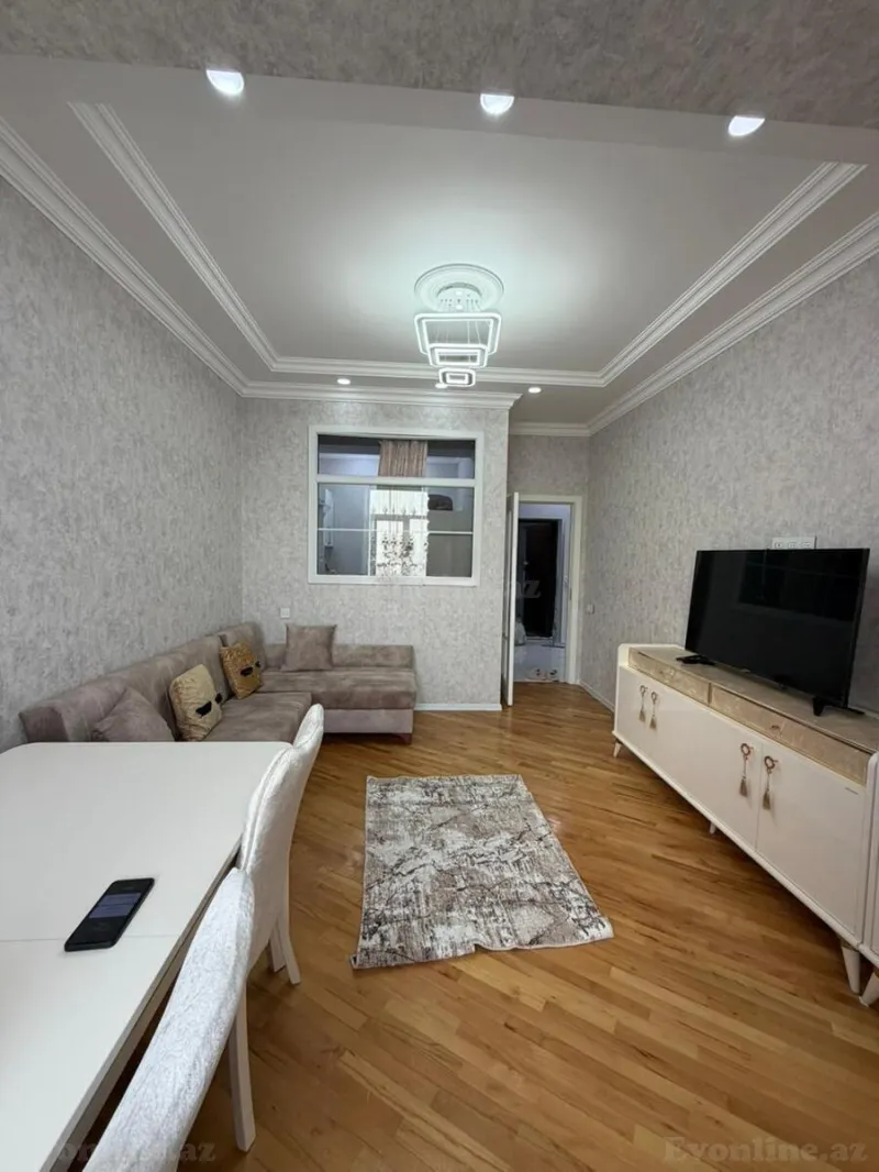 Kirayə verilir 2 otaqlı Mənzil Yeni tikili 60 m² Qara Qarayev m. - şəkil 3