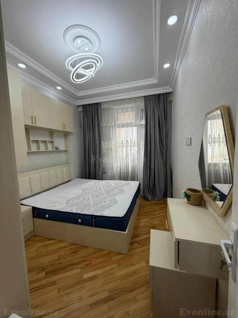 Kirayə verilir 2 otaqlı Mənzil Yeni tikili 60 m² Qara Qarayev m. - şəkil 5