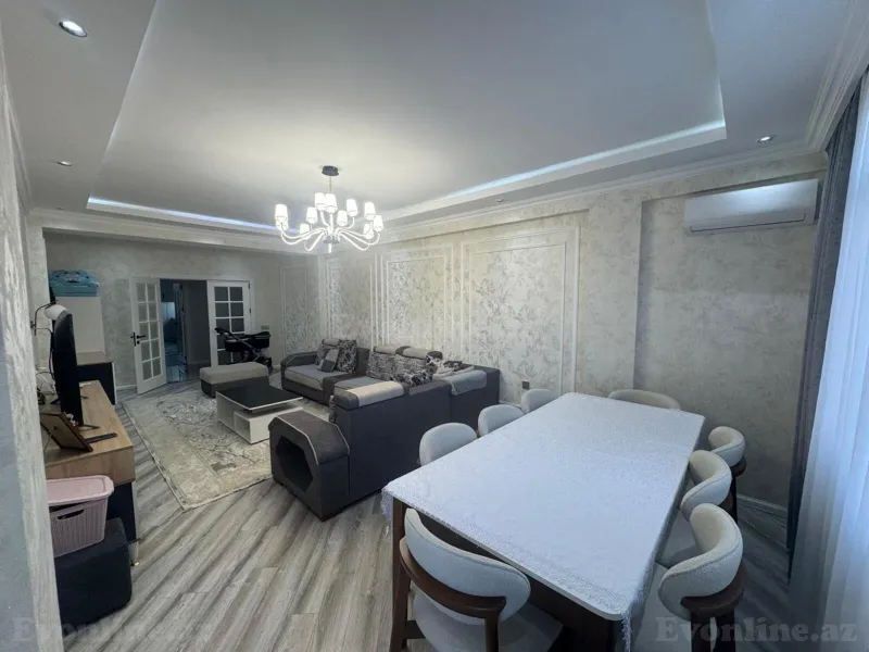 Satılır 3 otaqlı Mənzil Yeni tikili 135 m² İnşaatçılar m. - şəkil 3