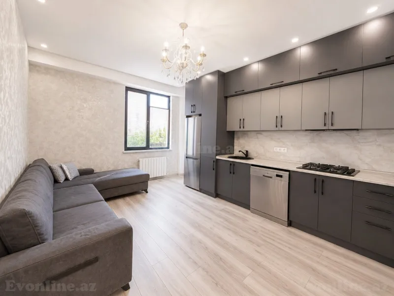 Kirayə verilir 2 otaqlı Mənzil Yeni tikili 55 m² İnşaatçılar m. - şəkil 6