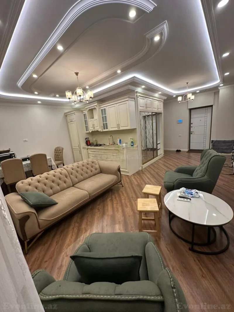Kirayə verilir 3 otaqlı Mənzil Yeni tikili 110 m² 8 Noyabr m. - şəkil 2