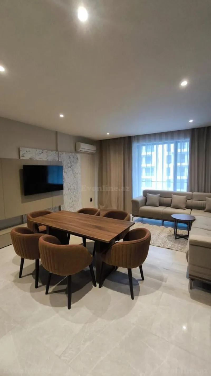 Kirayə verilir 1 otaqlı Mənzil Yeni tikili 60 m² Sea Breeze - şəkil 4